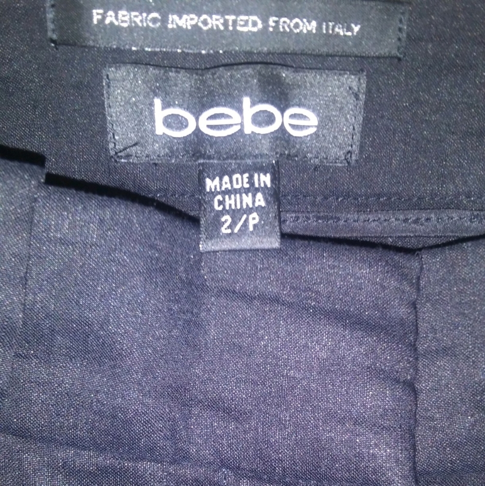 Bebe black slacks